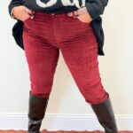 Pantalon velours côtelé  fin stretch