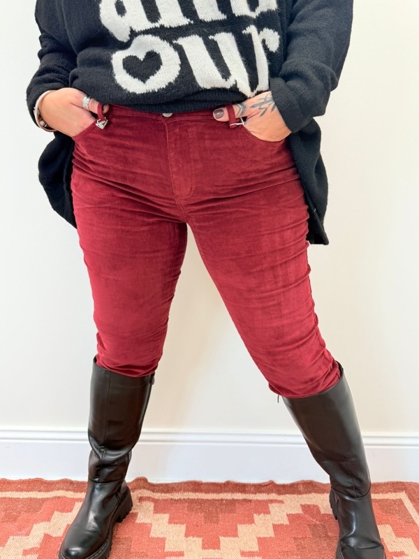 14102025-004 Pantalon velours côtelé fin stretch – Image 1