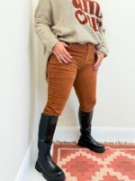 Pantalon velours côtelé  fin stretch – Image 4