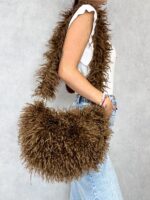 Sac en Fausse Fourrure - Palme – Image 4