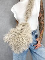 Sac en Fausse Fourrure - Palme – Image 2