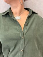 🔸 Chemise oversize  velours manches bouffantes – Image 3