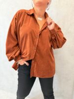 🔸 Chemise oversize  velours manches bouffantes – Image 5
