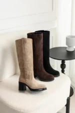 Bottes Hautes à talon carré – Image 2