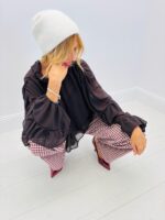 Blouse Fluide Doublée à volants – Image 3