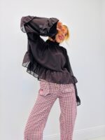 Blouse Fluide Doublée à volants – Image 4