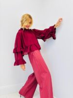 Blouse Fluide Doublée à volants – Image 5