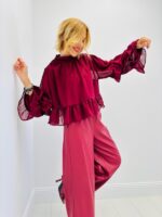 Blouse Fluide Doublée à volants – Image 7