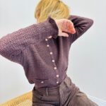 Gilet Texturé avec boutons dorés