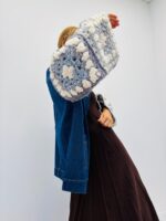Veste Oversize en jean avec manches crochet – Image 4
