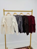 Pull Grosse Maille torsadée – Image 2