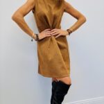 Robe en Suédine avec détails cloutés