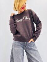 Pull Inscription "Vintage Vibes"