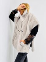 Gilet Sans Manches Fausse fourrure