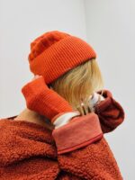 Mitaines en Maille fil pailleté