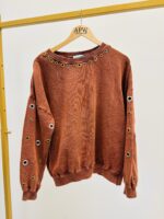 Sweat SLOVER à œillets métalliques – 100% coton par Golden Silver – Image 2