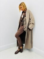 Manteau long ceinturé en laine – Image 4