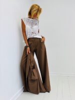 Top Sans Manches effet Crochet ajouré – Image 3