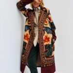 Manteau Long Imprimé