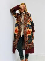 Manteau Long Imprimé