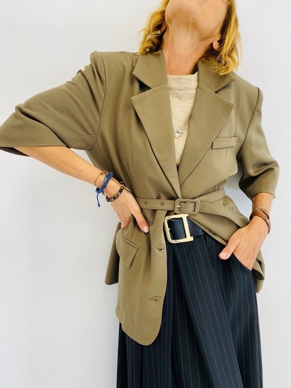 20250820-005 Veste Blazer manches 3/4 – Image 1