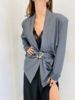 Veste Ceinturée avec Boucle – Image 5