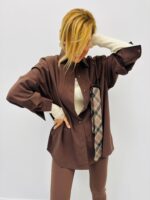 Chemise Oversize avec cravate