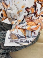 Chemise Imprimée chevaux – Élégance originale signée LM MUMU – Image 4