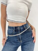 Ceinture Chaîne Tressée strass – Image 4