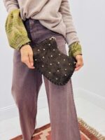 Sac en Cuir de vachette avec clous dorés – Image 5