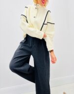 Veste Structurée Bicolore – Image 4