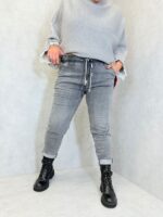 Pantalon jean confortable grande taille – Image 3