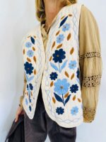 Gilet Sans manches Brodé