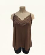 Top à fines bretelles avec dentelle – Grande Taille 🇮🇹 – Image 7