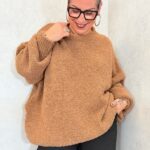 Pull oversize bouclette grande taille