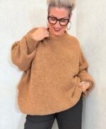 Pull oversize bouclette grande taille