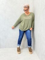 Pull imprimé "LOVE forever" – Grande Taille🇮🇹 – Image 2