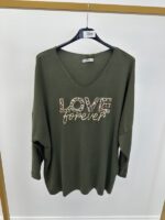 Pull imprimé "LOVE forever" – Grande Taille🇮🇹 – Image 6
