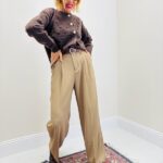 Pantalon Droit avec ceinture intégrée