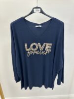 Pull imprimé "LOVE forever" – Grande Taille🇮🇹 – Image 5