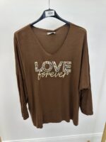 Pull imprimé "LOVE forever" – Grande Taille🇮🇹 – Image 4