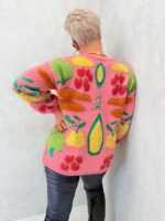 Gilet Texturé Motifs Géométriques & Floraux – Image 3