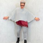 🖤 Pull Poncho Chic à Dentelle