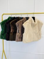 Gilet Sans Manches effet Fausse fourrure – Image 2