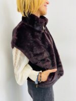 Gilet Sans Manches effet Fausse fourrure – Image 7