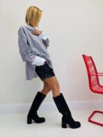 Chemise Oversize à Rayures – Élégance italienne en 100% coton