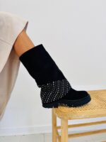 Bottes Femme cloutées à tige souple – Image 5