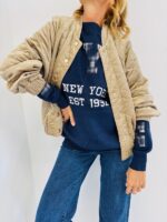 Veste Matelassée en Panne de velours – Image 3