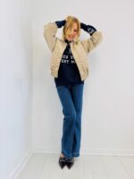 Veste Matelassée en Panne de velours – Image 4