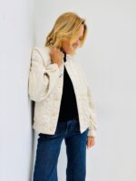 Veste Matelassée en Panne de velours – Image 6